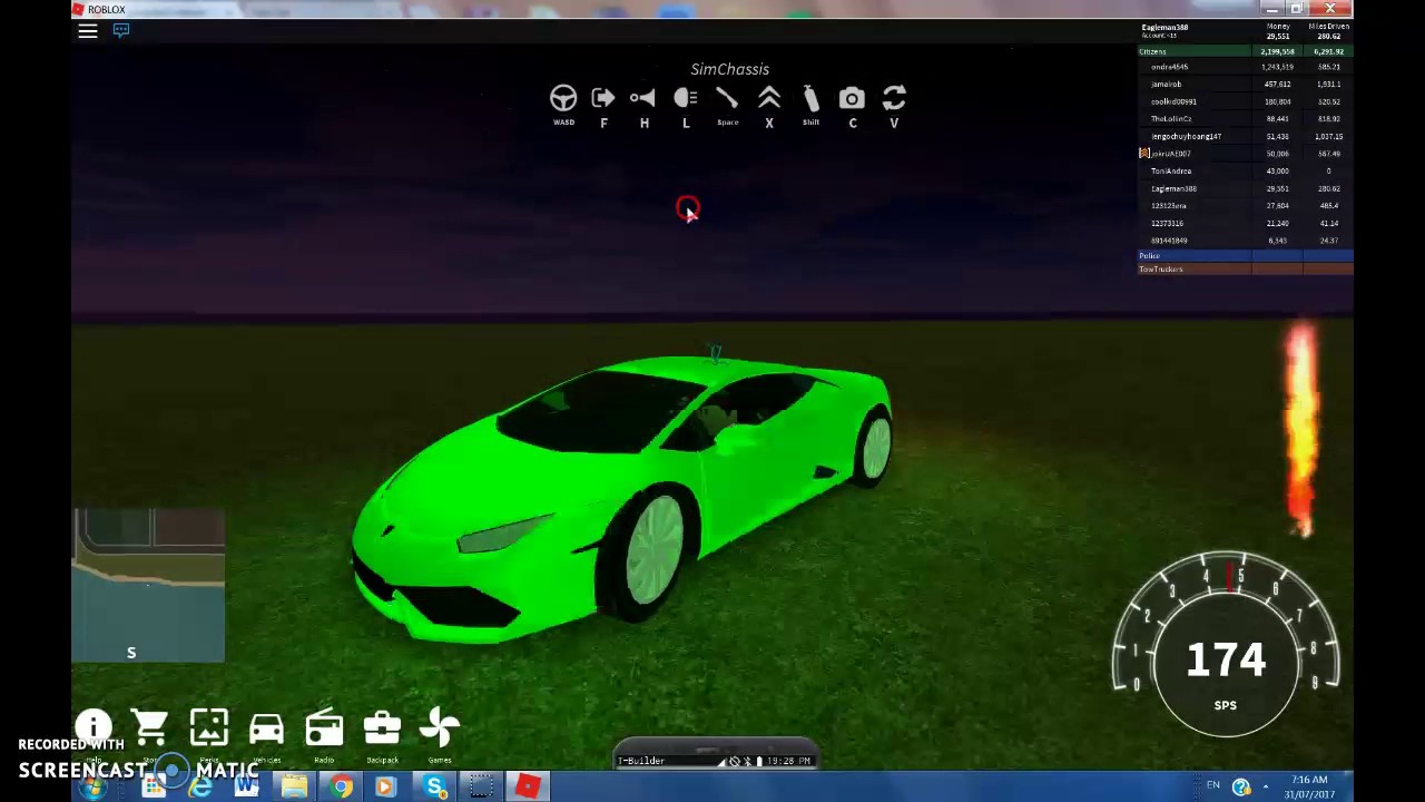 vehicle simulator update